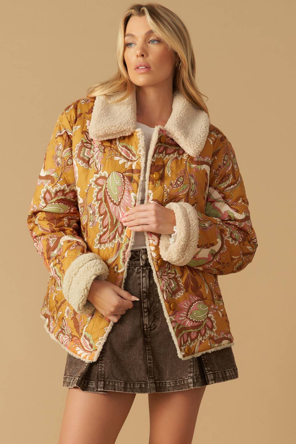 Holland Printed Quilt Jacket