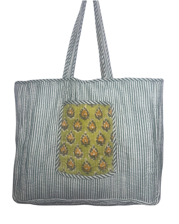 The Indra Block Print Bag
