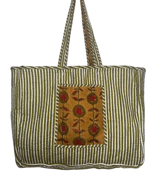 The Indra Block Print Bag