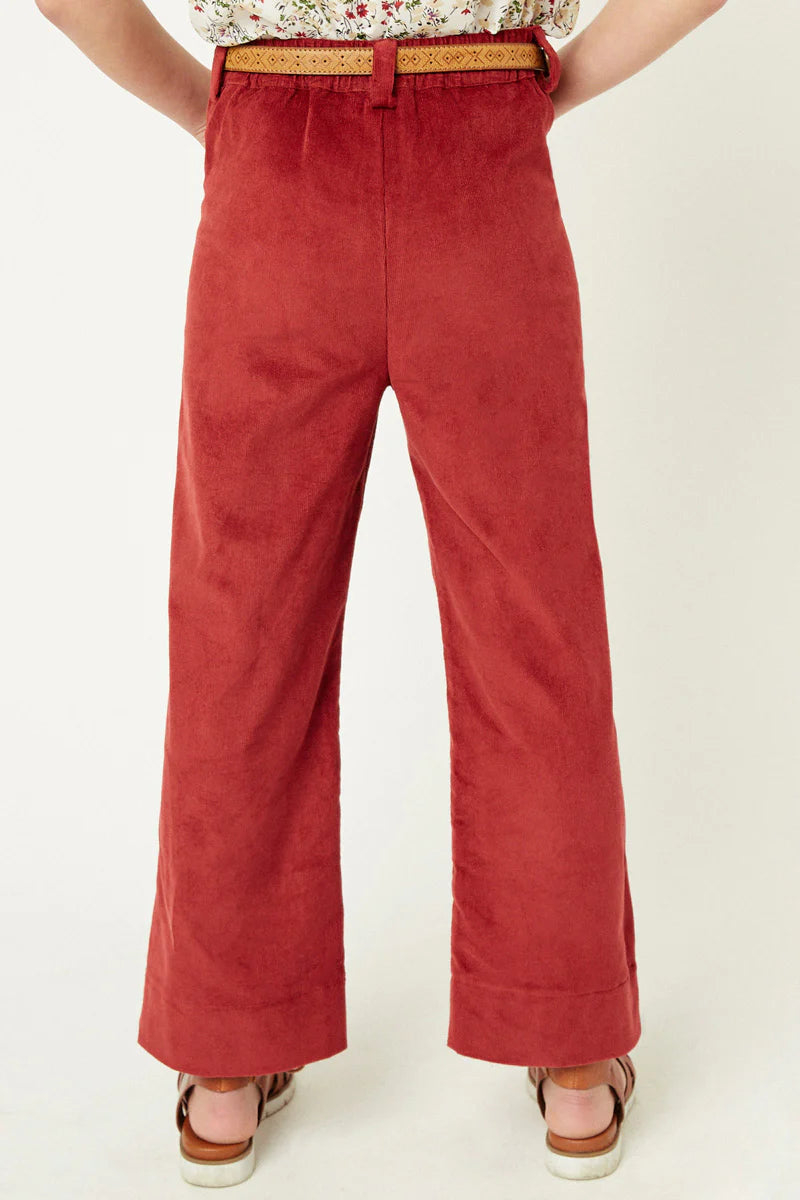 Amiya Corduroy Wide Leg Pants