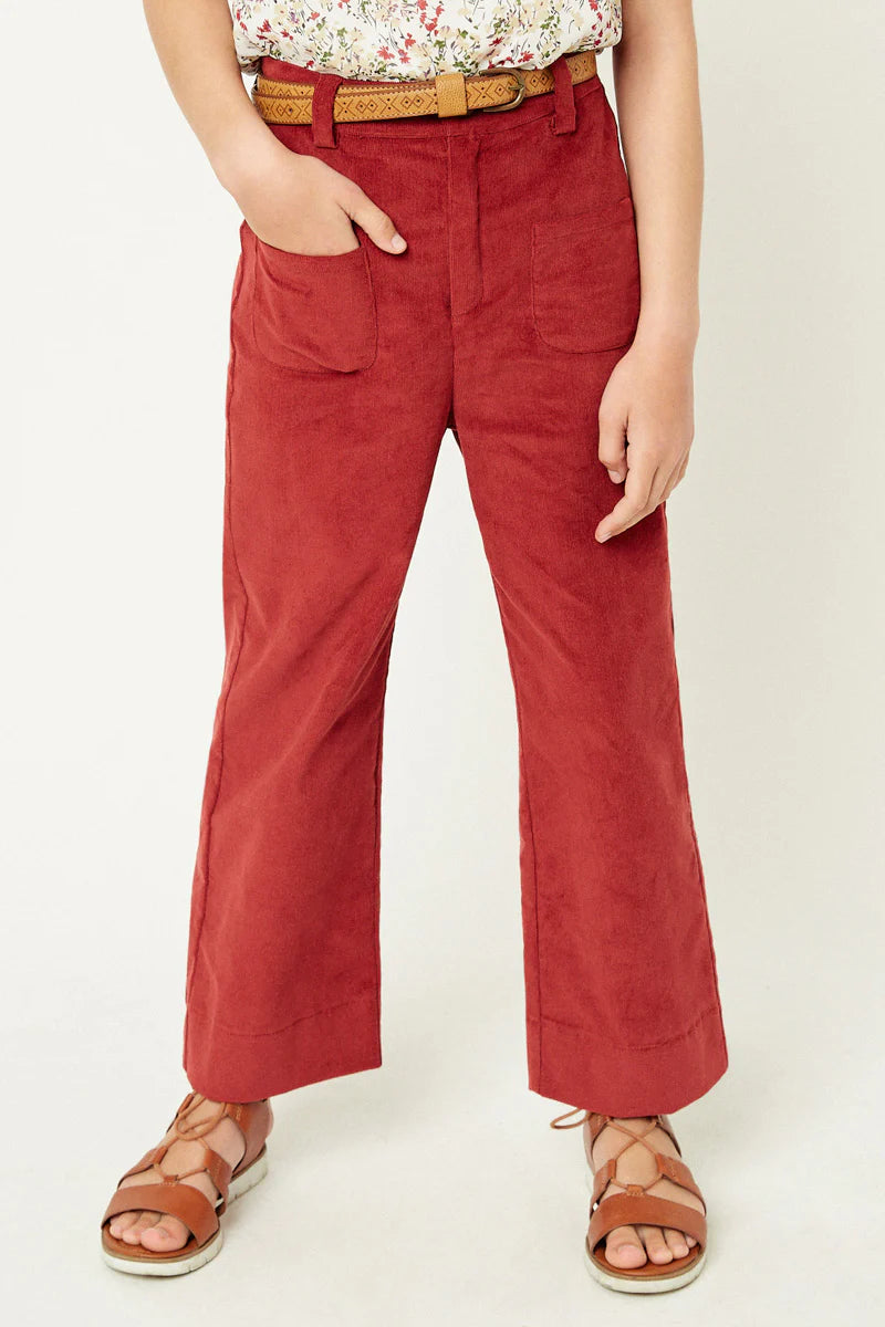 Amiya Corduroy Wide Leg Pants