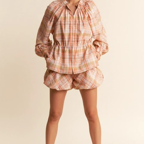 The Hollis Plaid Set