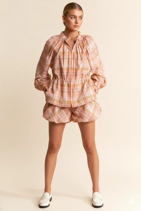 The Hollis Plaid Set