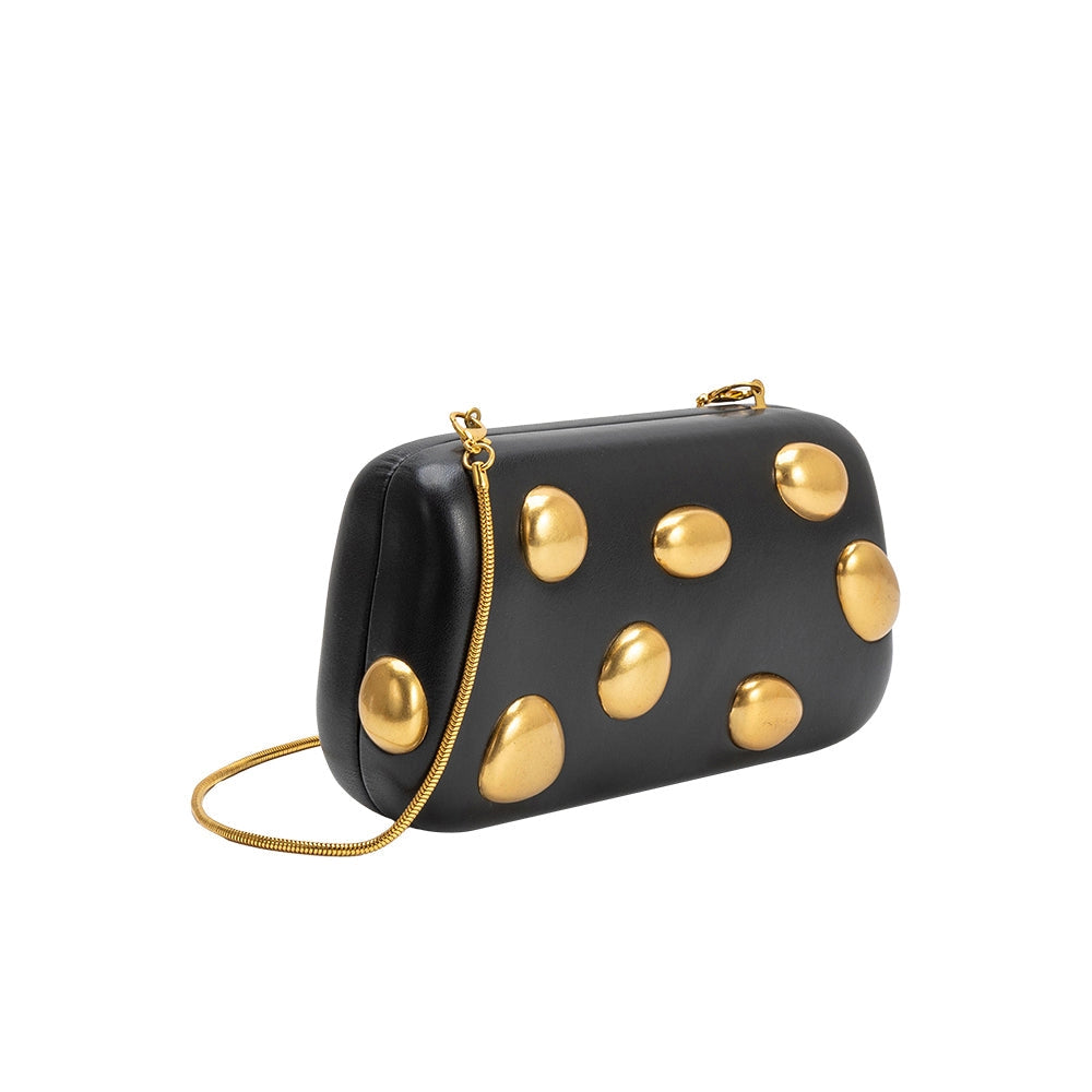 Freyja Orbs Vegan Leather Clutch Bag