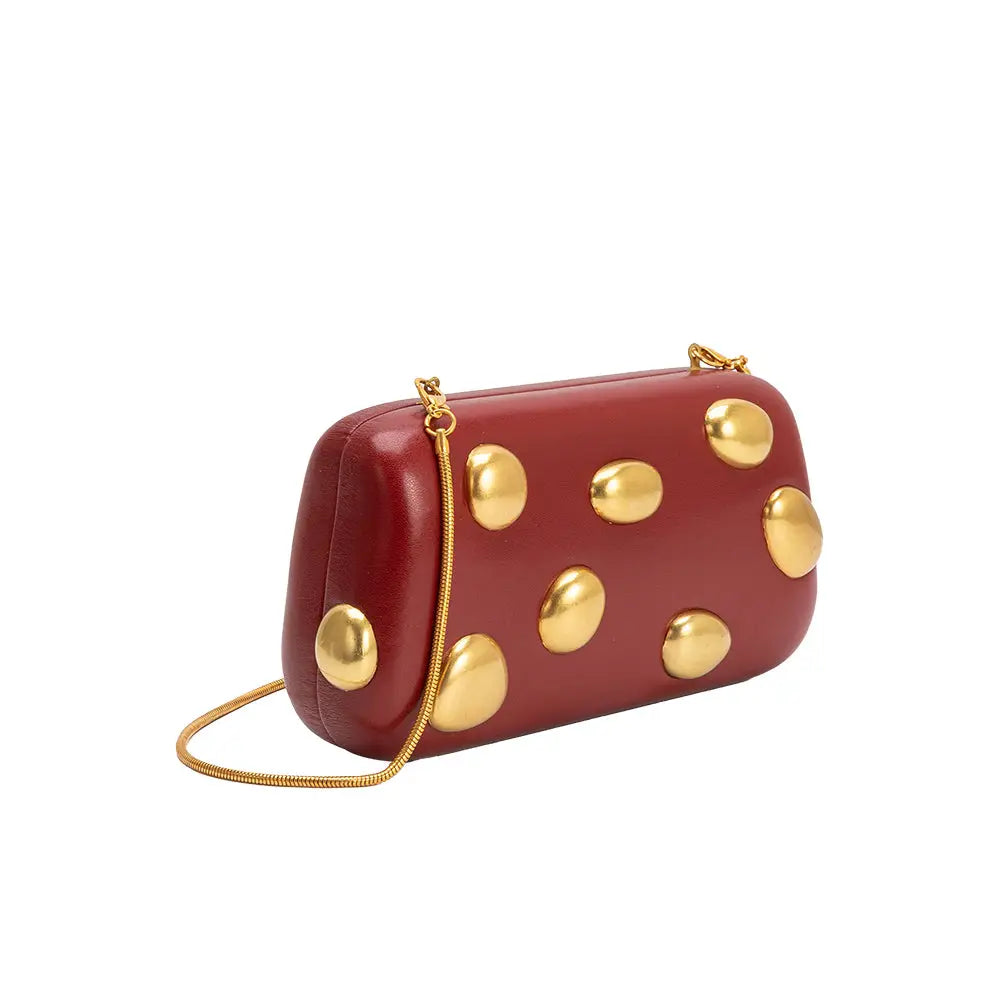 Freyja Orbs Vegan Leather Clutch Bag