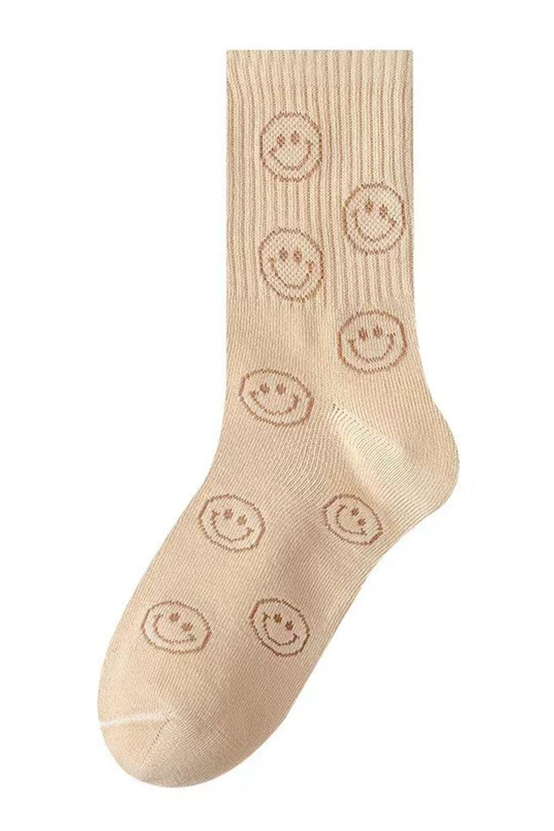 Smiley Crew Socks