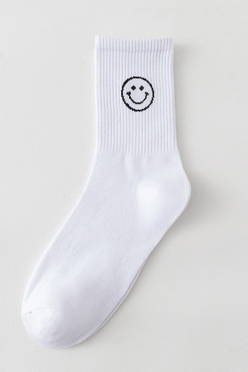 Smiley Crew Socks