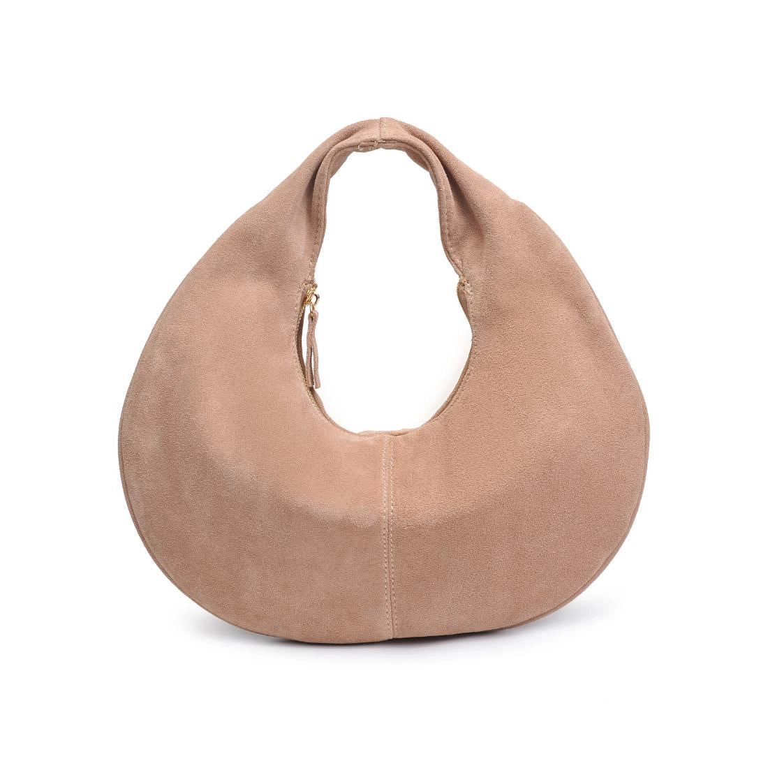 Farrah Genuine Suede Leather Hobo