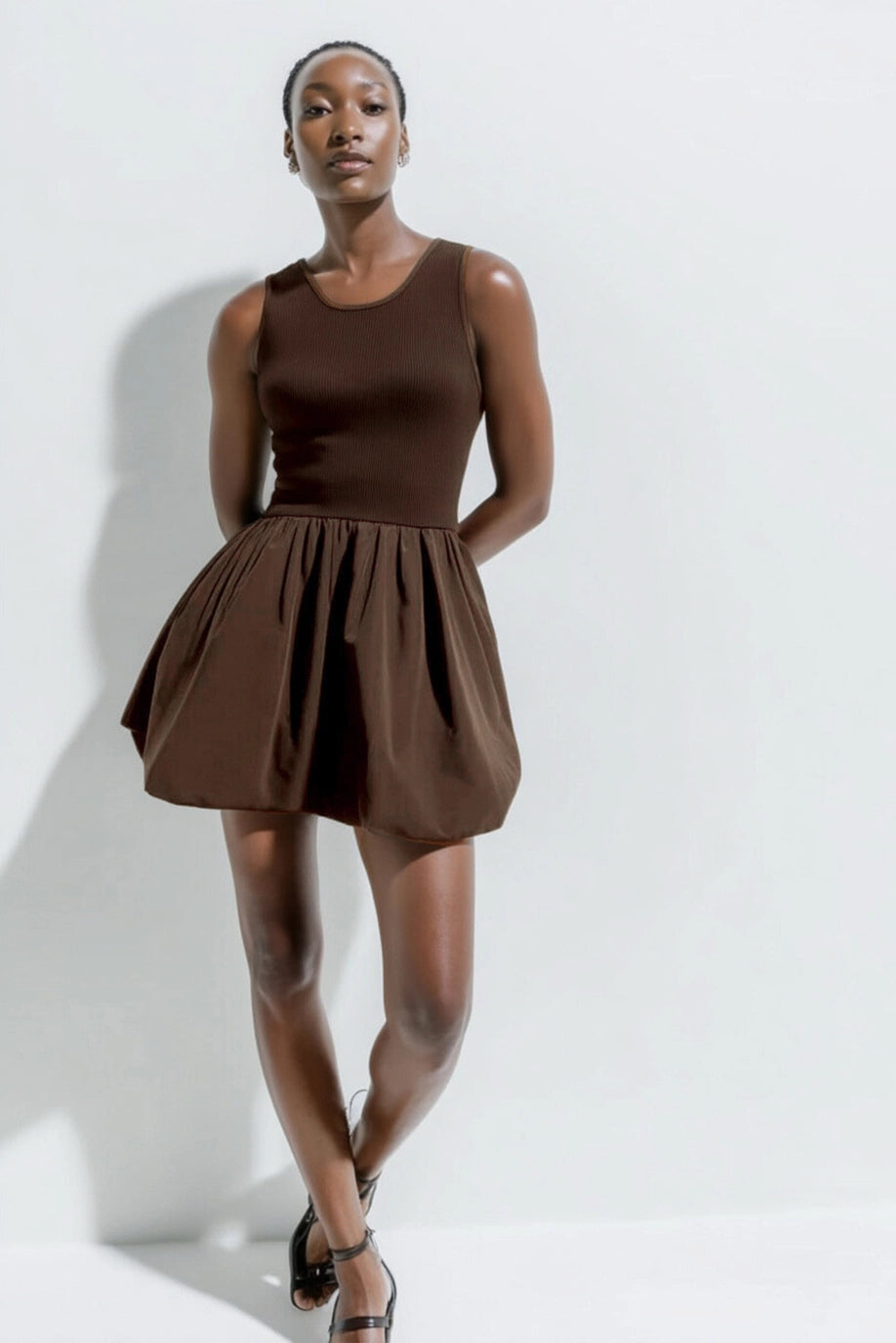 The Aria Bubble Hem Mini