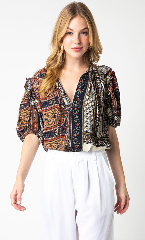 The Kora Half Sleeve Top