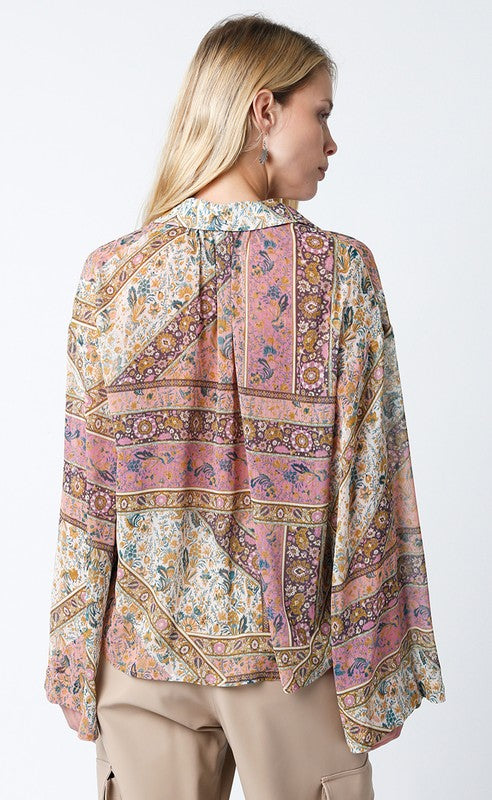 The Kirelle V-Neck Blouse