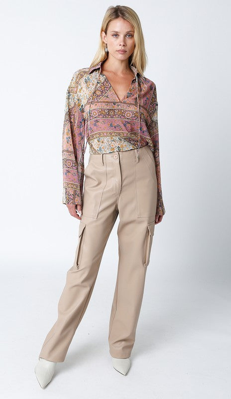 The Kirelle V-Neck Blouse