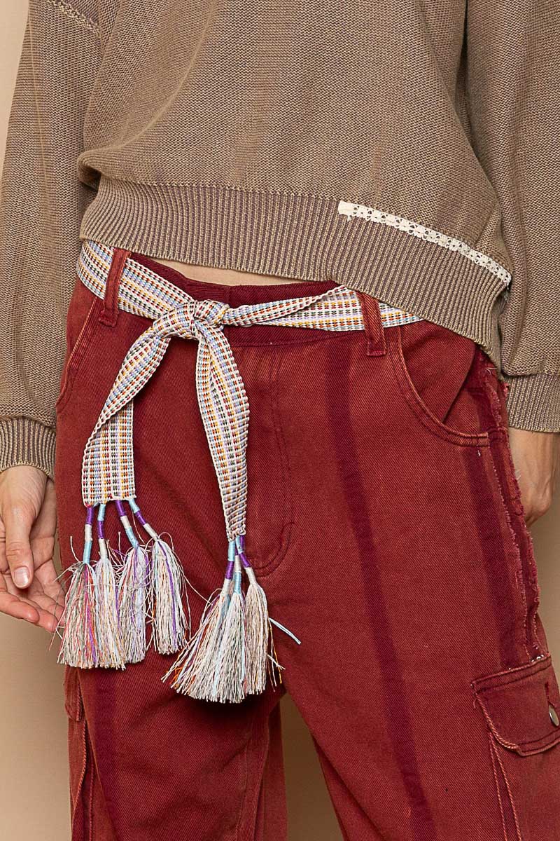 Polly Tassel Belt