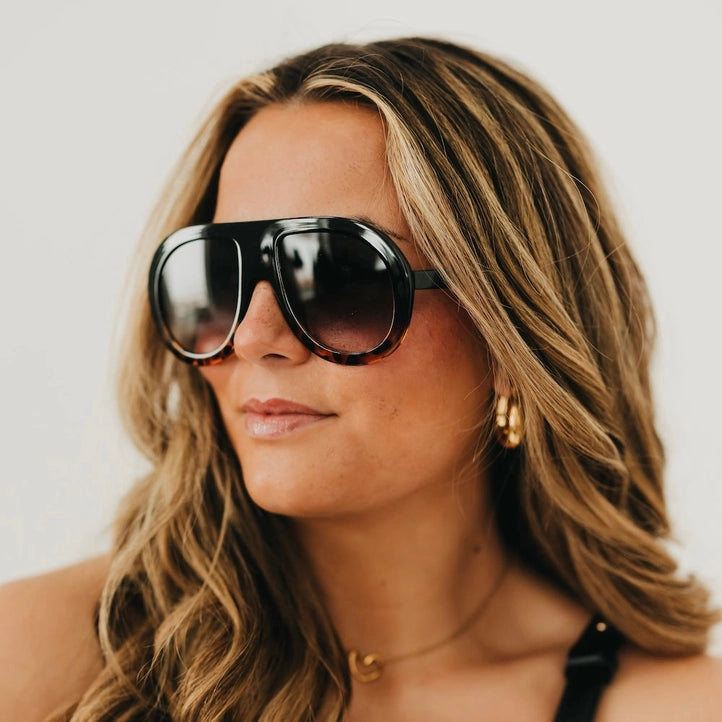 Billie Retro Oversized Pilot Glasses