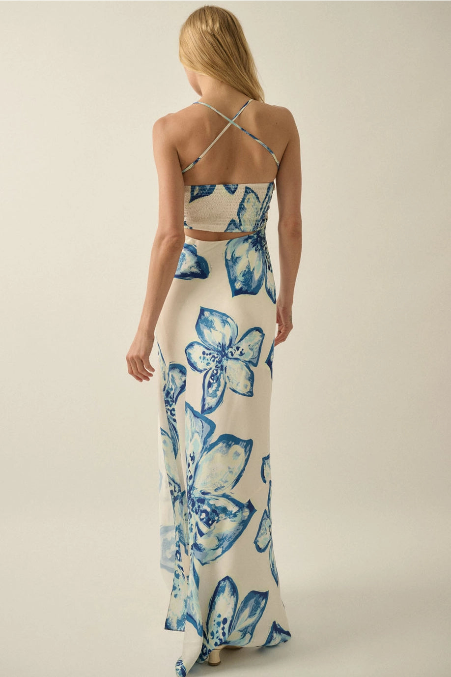 The Solenne Satin Maxi