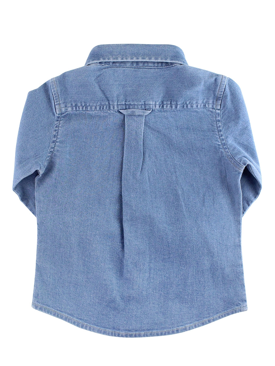 The Beau Light Wash Button Down