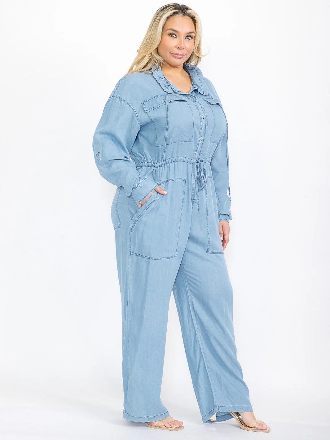 Haven Chambray Jumpsuit