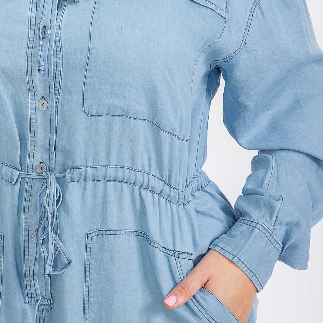 Haven Chambray Jumpsuit