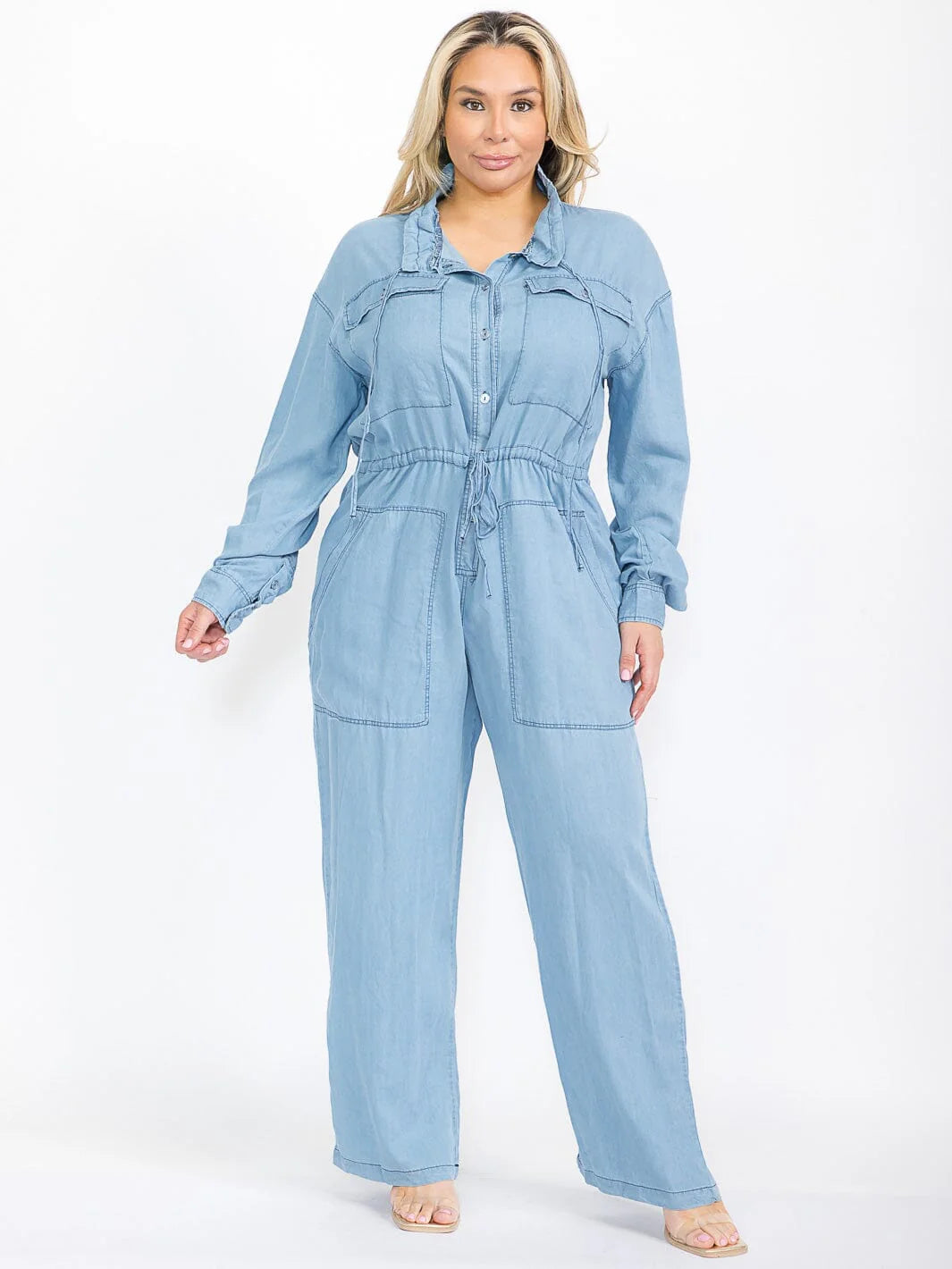 Haven Chambray Jumpsuit