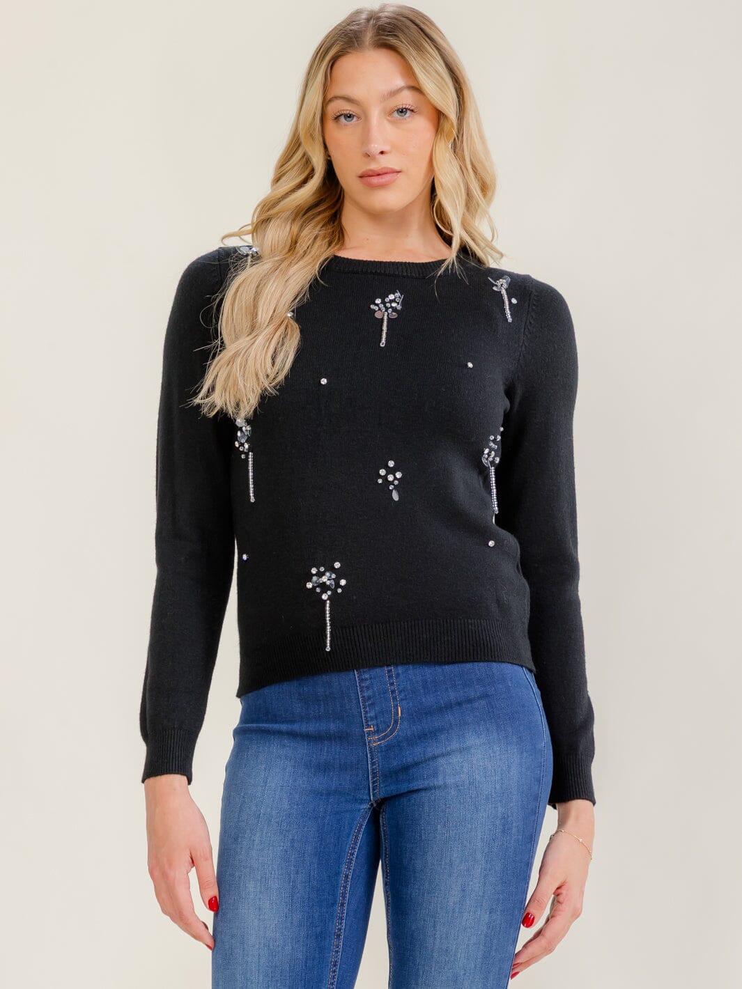 The Afterglow Rhinestone Sweater
