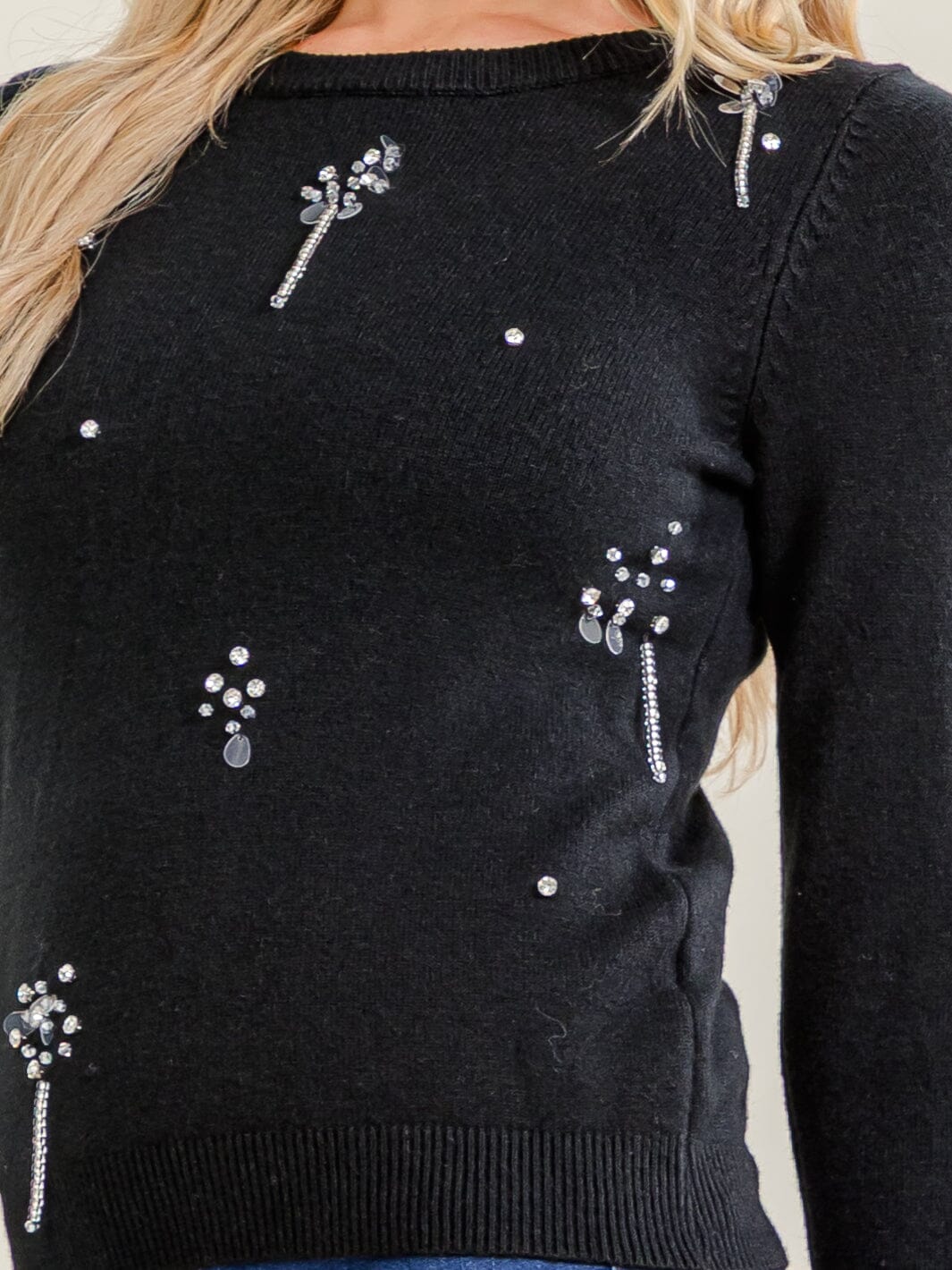 The Afterglow Rhinestone Sweater