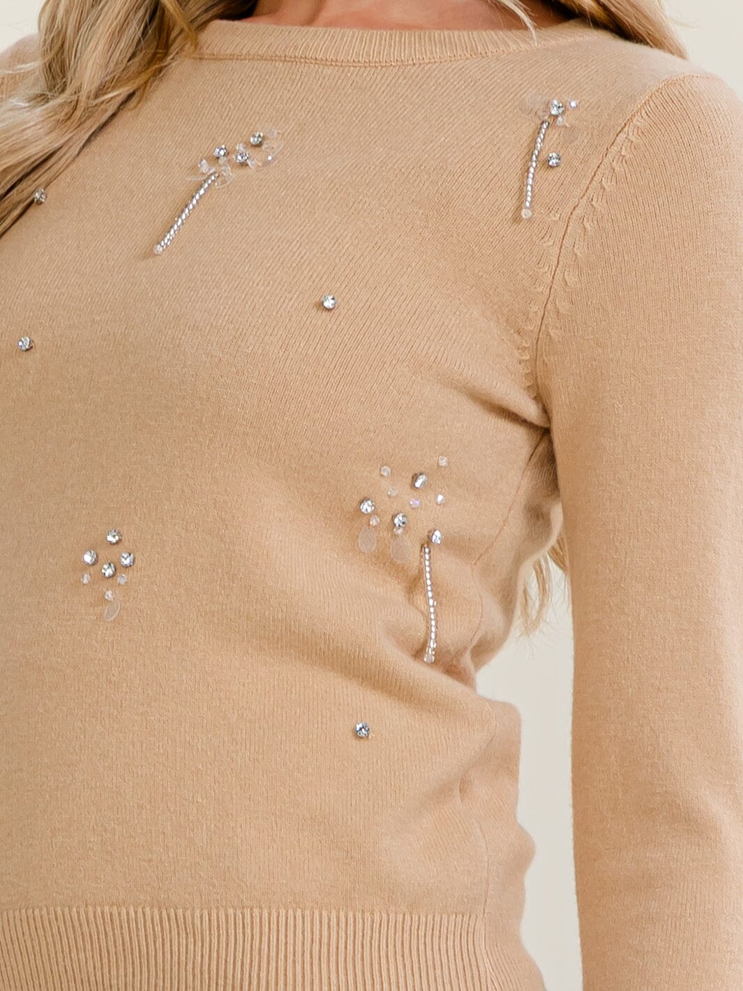 The Afterglow Rhinestone Sweater