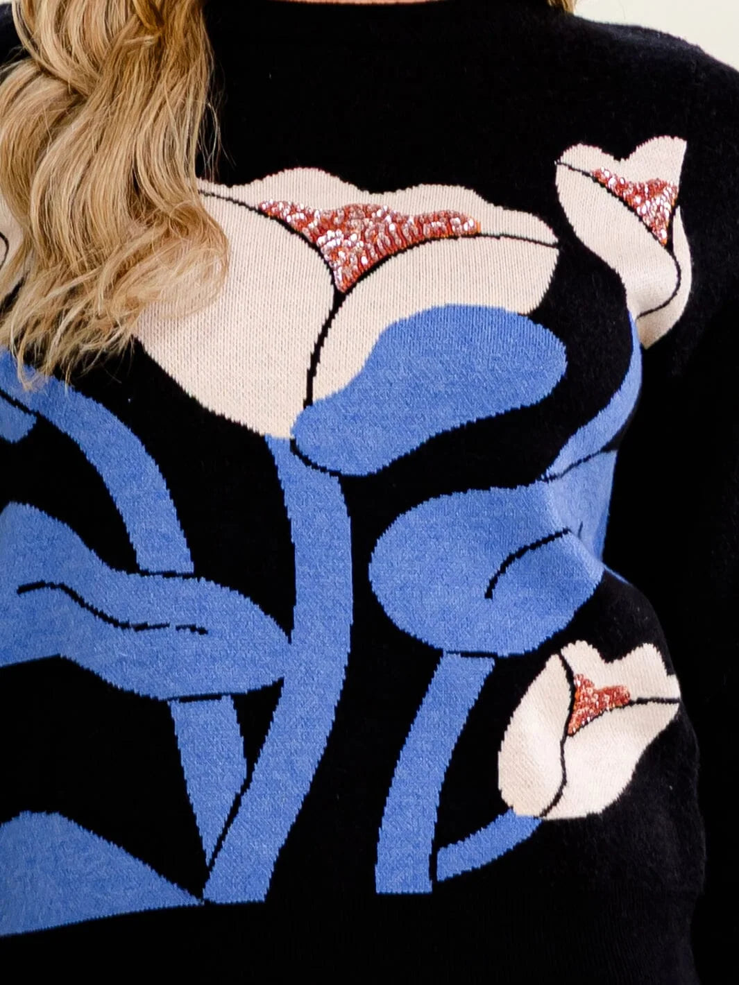 The Bloom Theory Floral Sweater