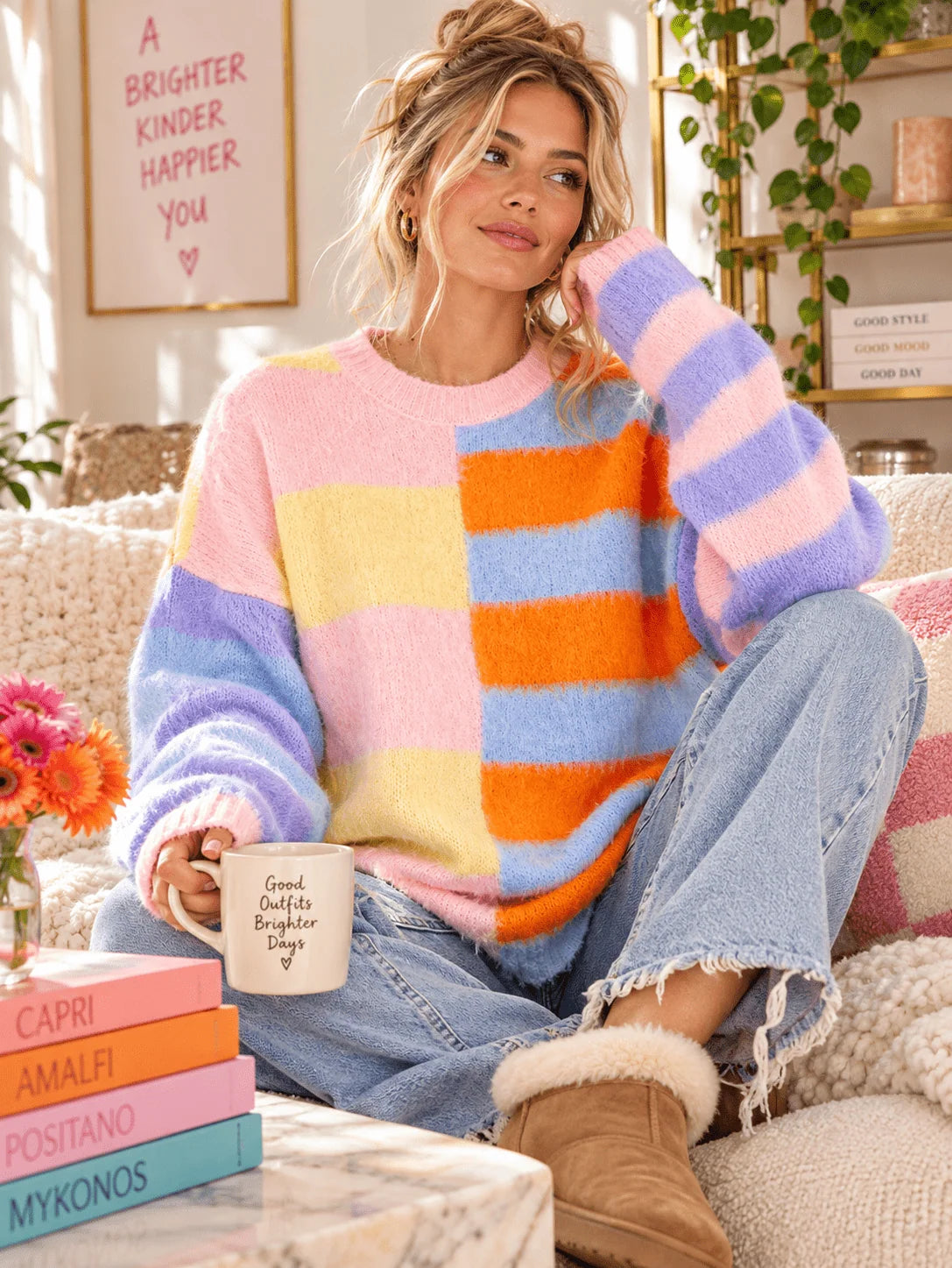 The Bold Lines Oversized Sweater