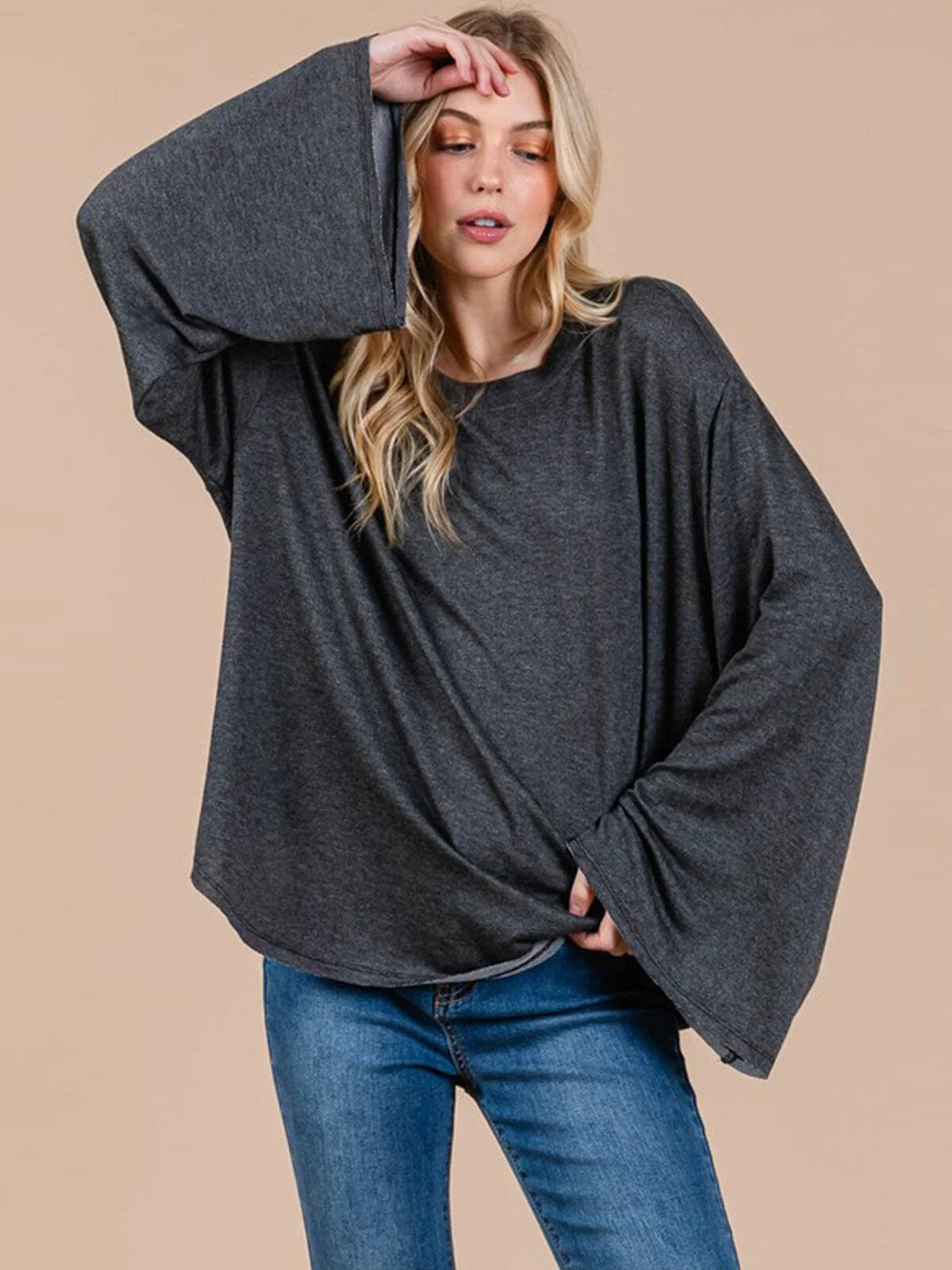 The Solange Bell Sleeve Blouse