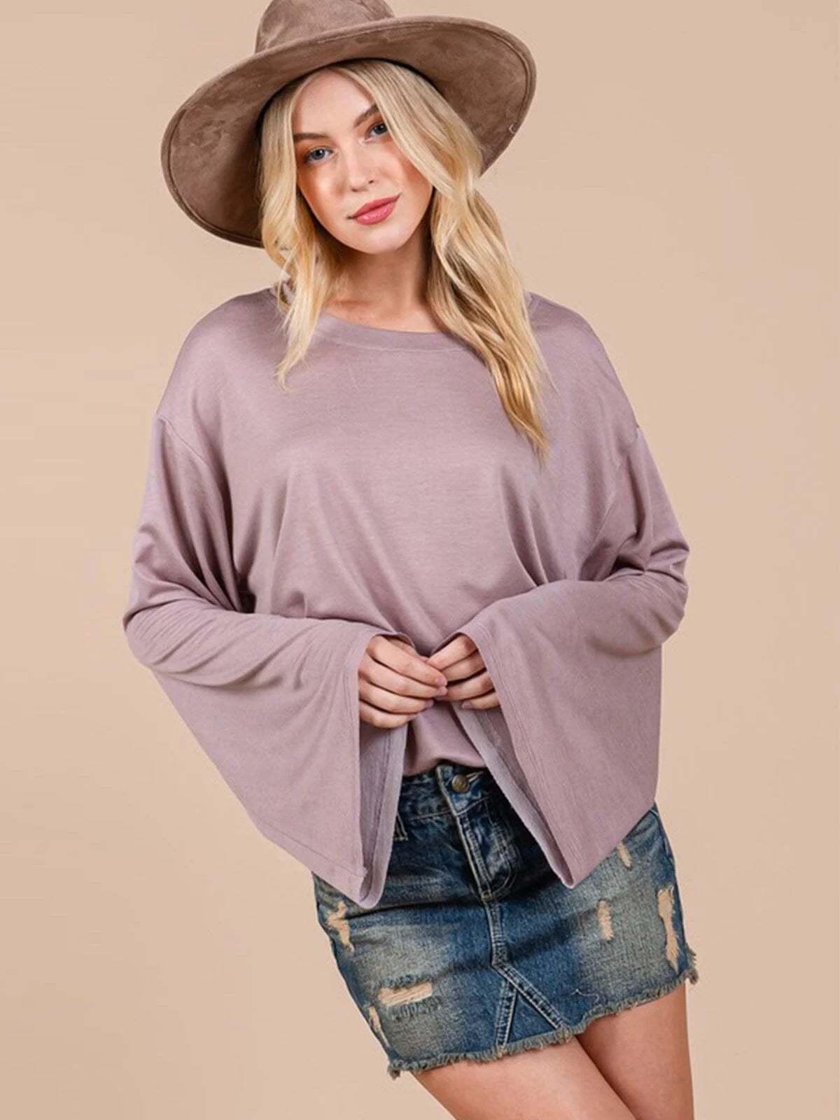 The Solange Bell Sleeve Blouse