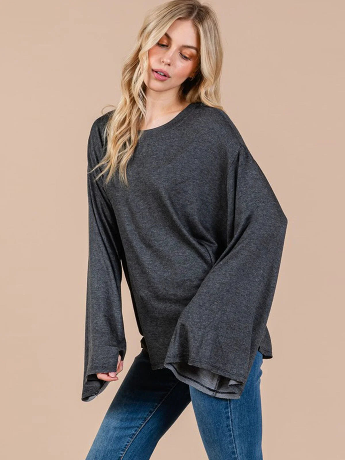 The Solange Bell Sleeve Blouse