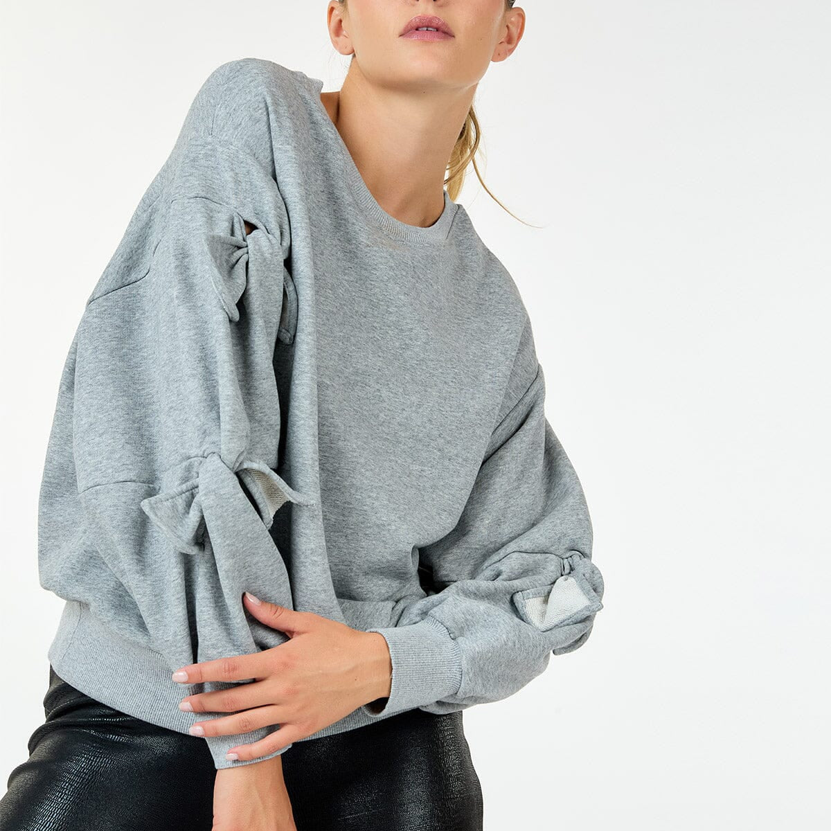 Willow Bow Sleeve Sweatshirt