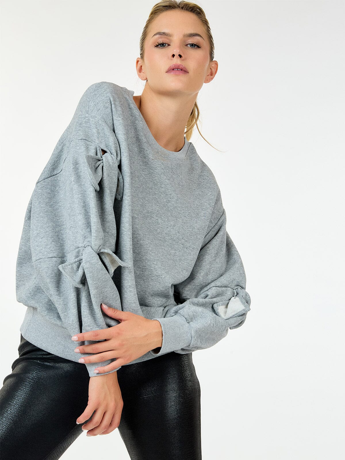 Willow Bow Sleeve Sweatshirt