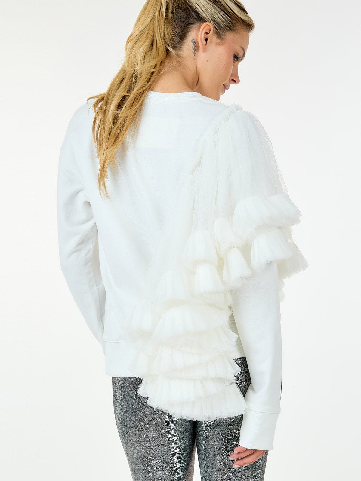 Harlow Ruffle Detailed Sweatshirt