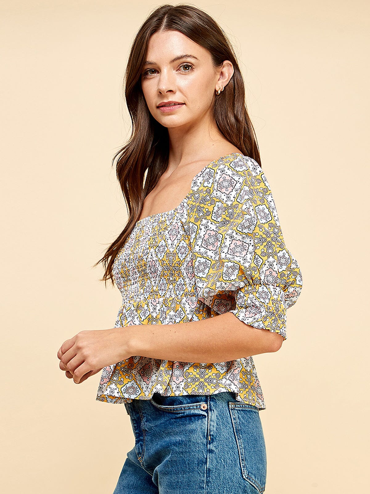 Brielle Flora Peplum
