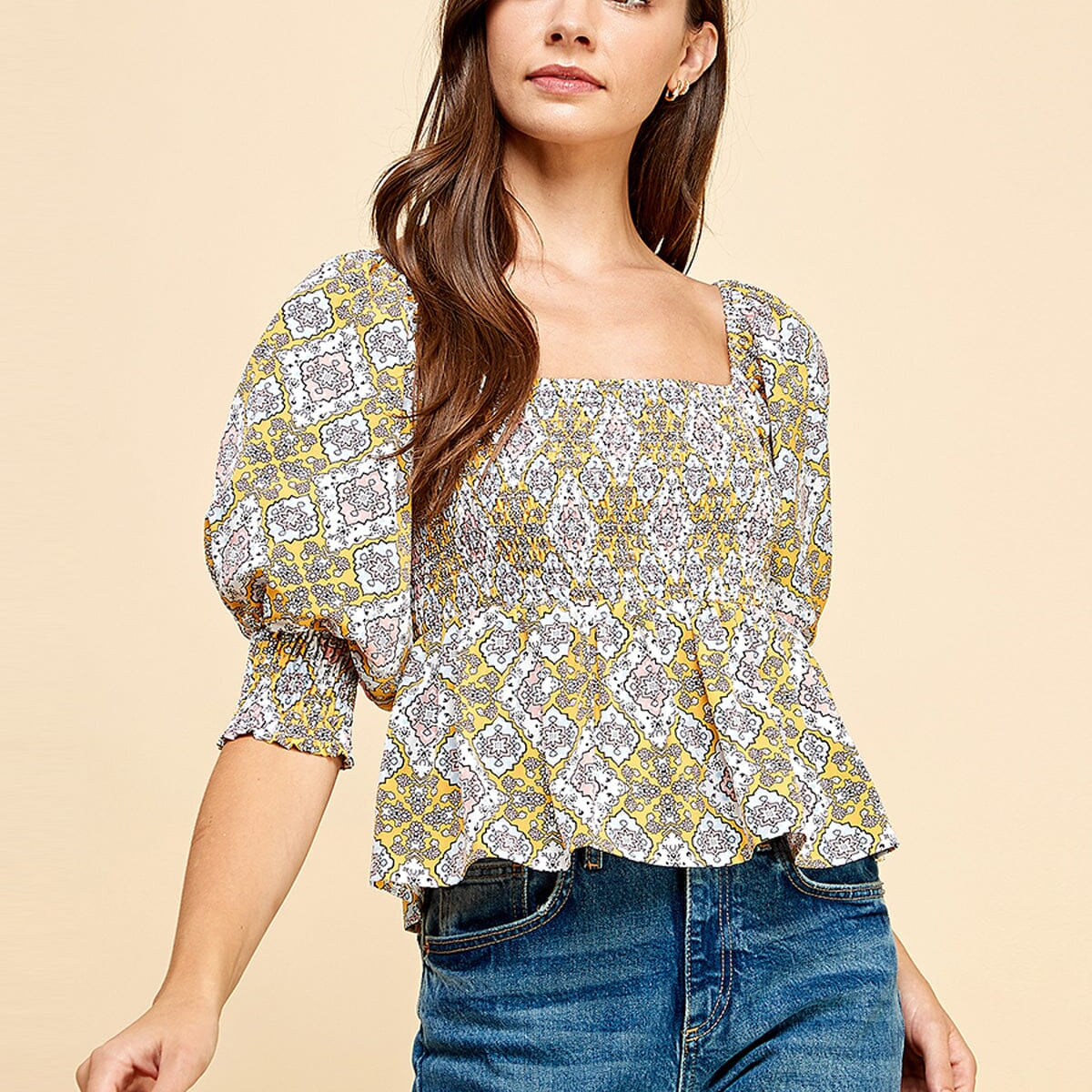 Brielle Flora Peplum