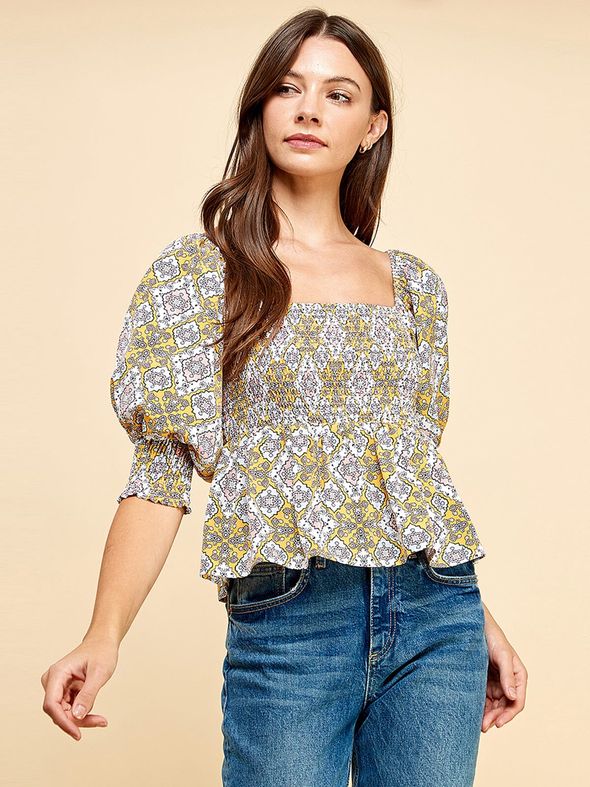 Brielle Flora Peplum