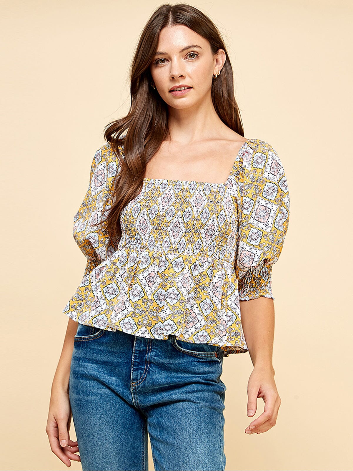 Brielle Flora Peplum