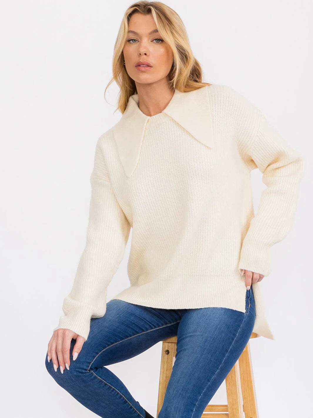 Winny High-Low Sweater