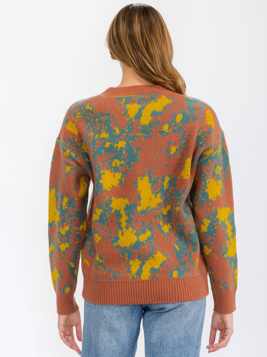 Madison Multi Print Sweater