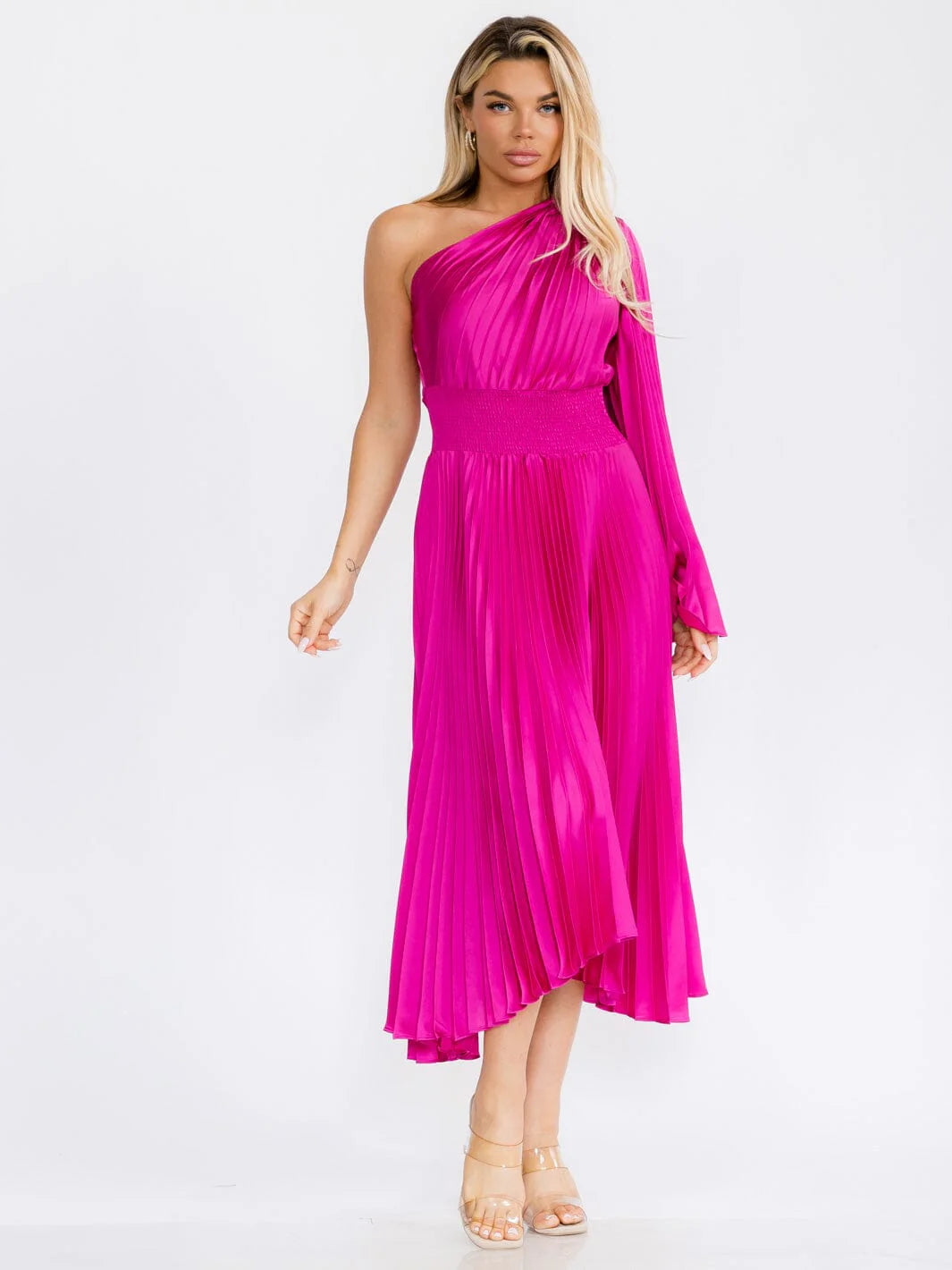 one shoulder maxi dress long sleeve The Aurora One-Shoulder Maxi – Bohemian Black by Walking Roses