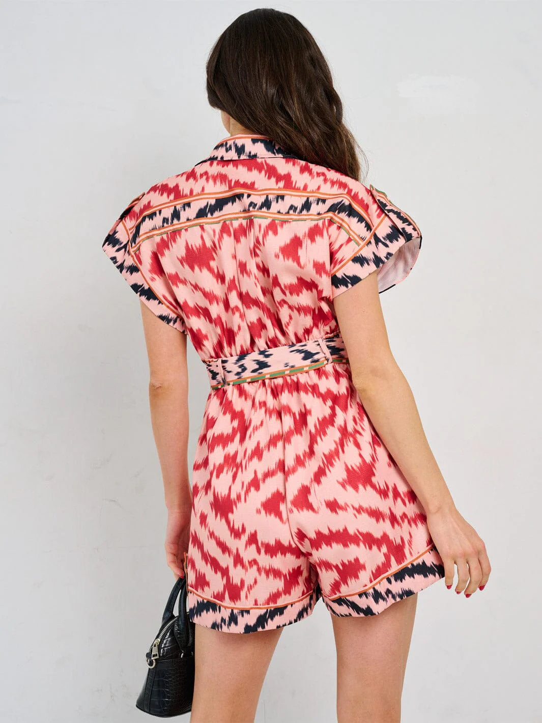 Juno Mixed Print Romper