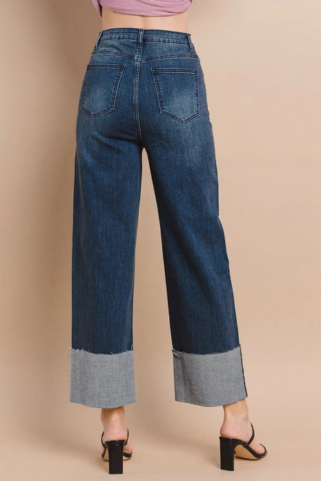 Wisteria Cuffed Boyfriend Jeans