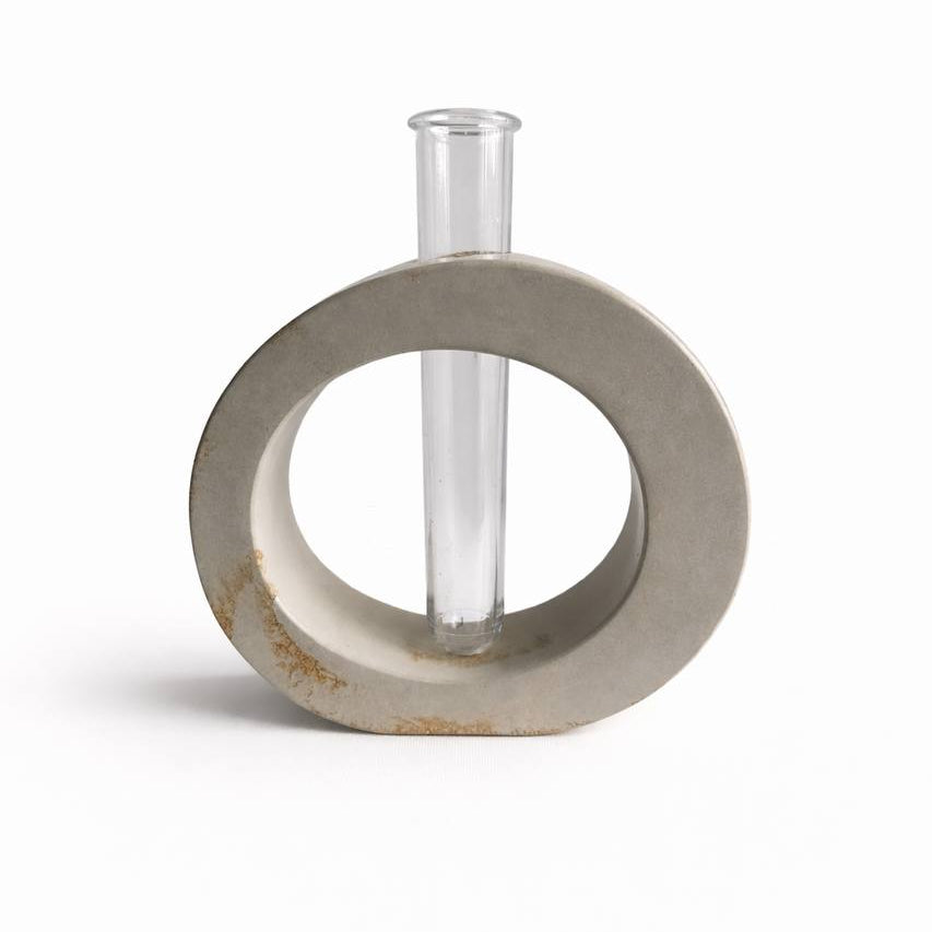 Concrete Hydroponic Vase