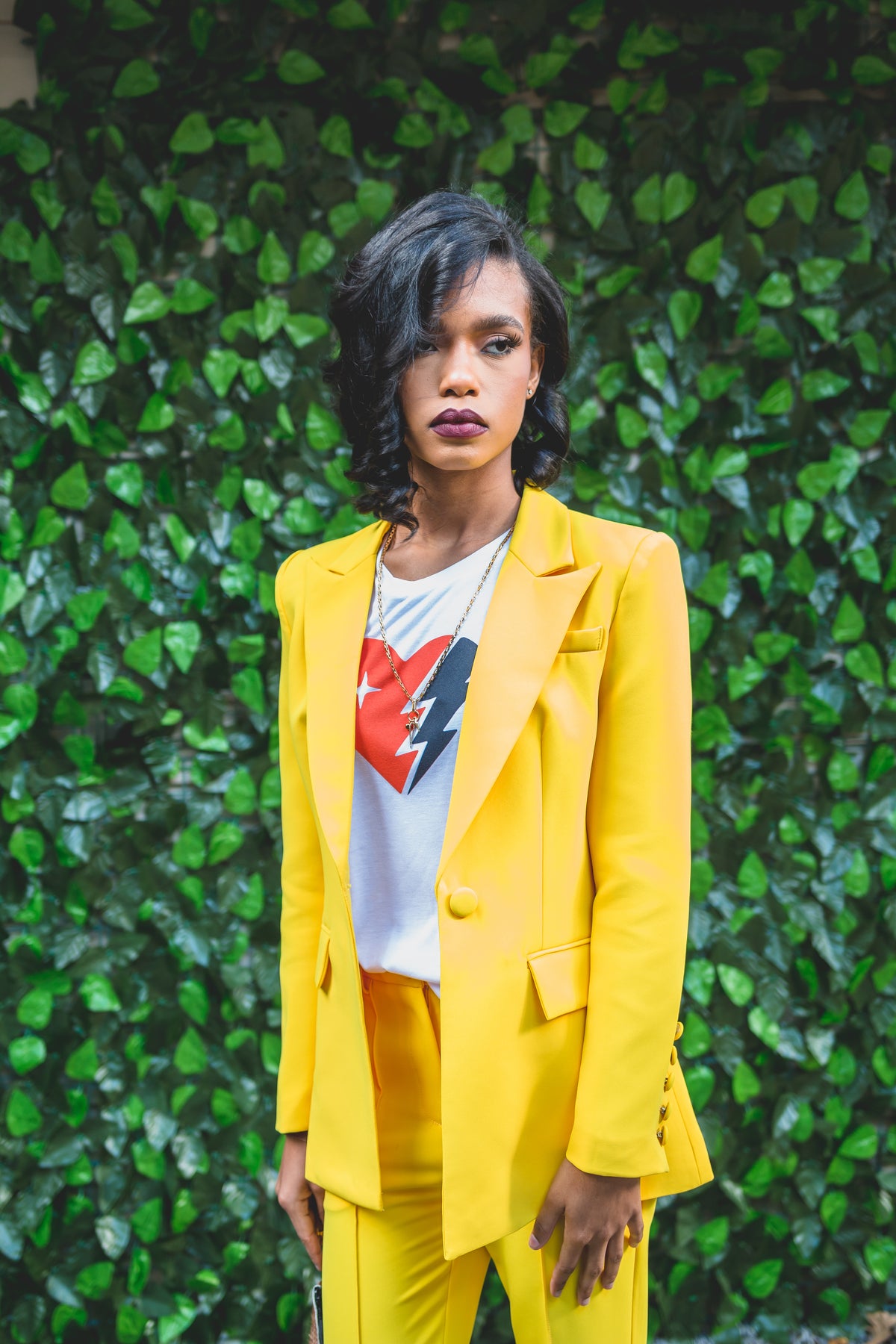 Yellow POWER Suit Jacket