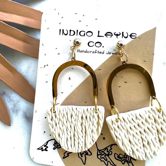 Indigo Layne Handcrafted Drop Earrings