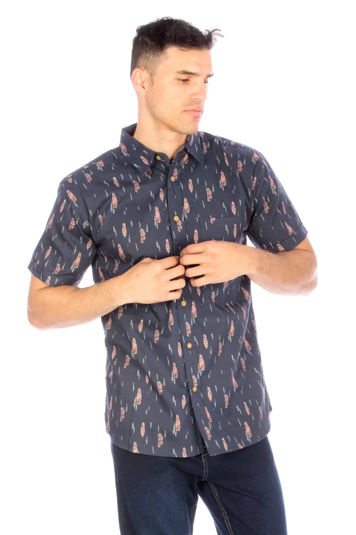 Hawks Bay Printed Woven Shirt